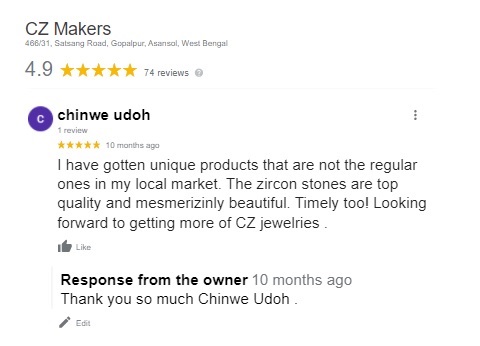 Mrs. Chinwe Udo's Review for CZ Maker